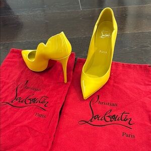 Christian Louboutin Bright Yellow Heels